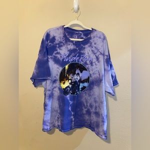 Prince Purple Rain tie dye t-shirt
